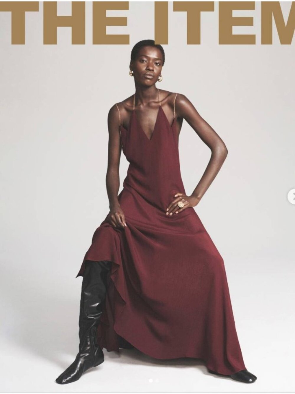 Zara The Label Maxi Dress Womens S Small Burgundy Chain 9134/333 NWT